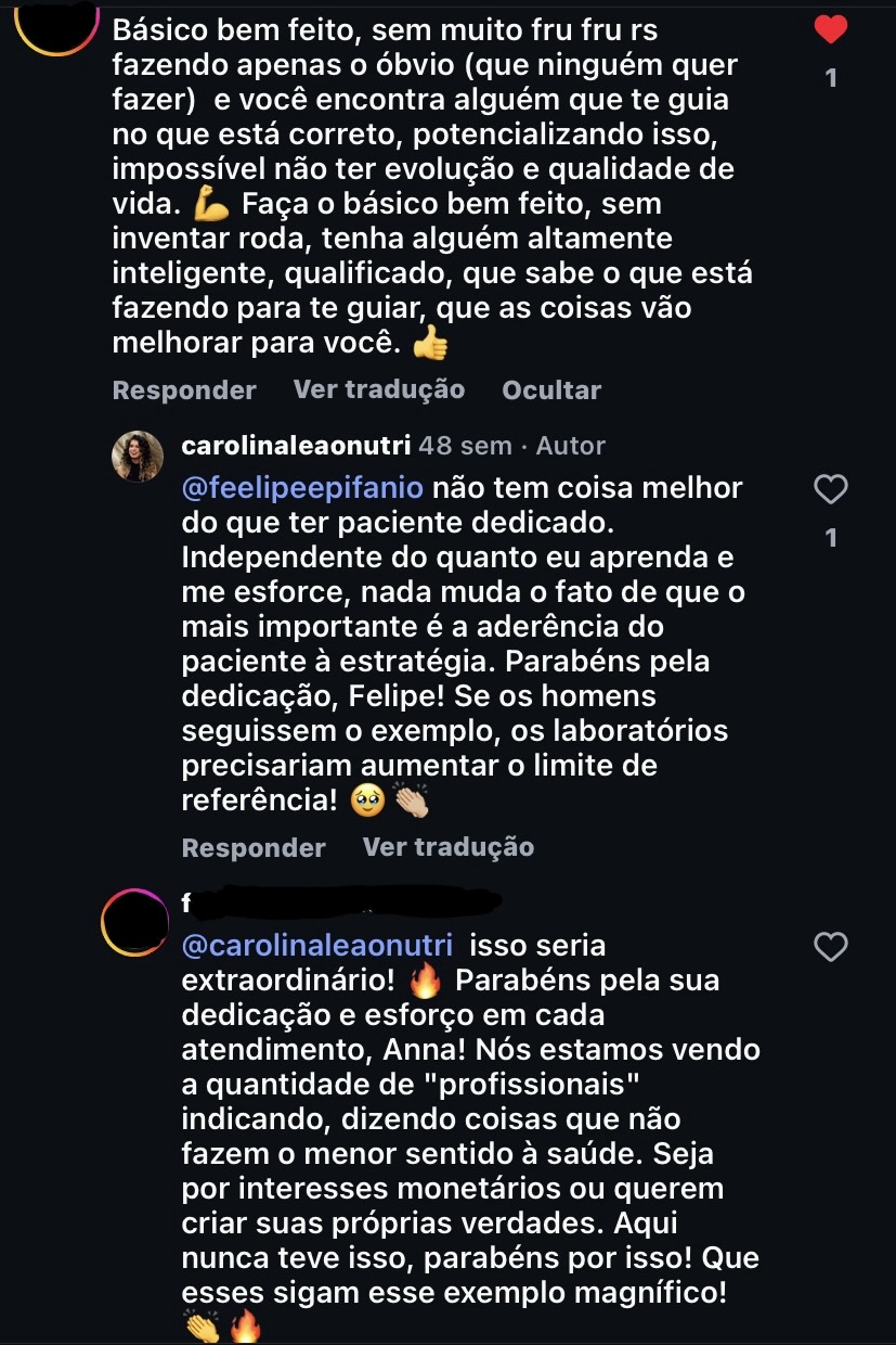 Depoimento — Regulação hormonal